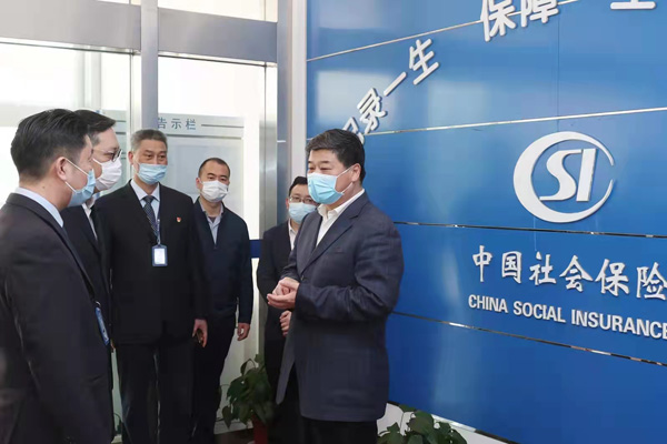 赵永峰同志检查指导局系统新冠疫情防控工作
         