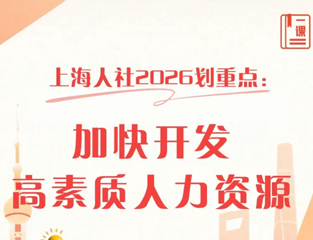 上海人社2026划重点：加快开发高素质人力资源