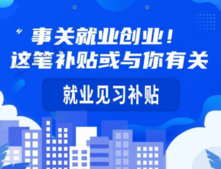 事关就业创业！这笔补贴或与你有关→就业见习补贴