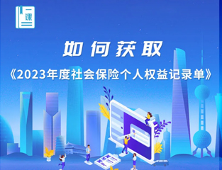 如何获取《2023年度社会保险个人权益记录单》？