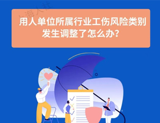 用人单位所属行业工伤风险类别发生调整了怎么办？