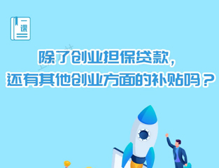 除了创业担保贷款，还有其他创业方面的补贴吗？